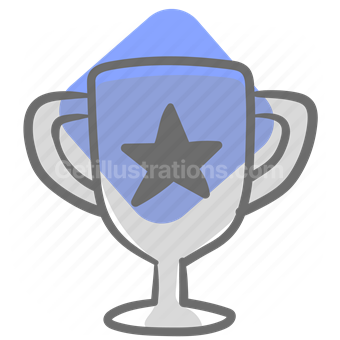 trophy, award, reward, star, achievement, accomplishment